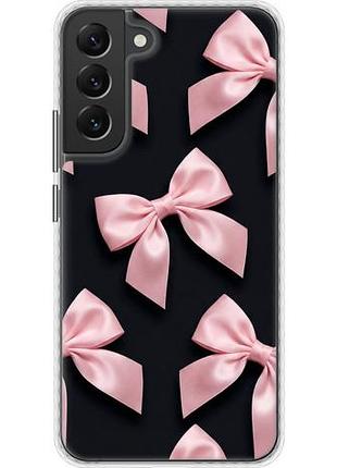 Чехол на samsung galaxy s22 plus coquette ribbons dark coquette bumper fch_0168488