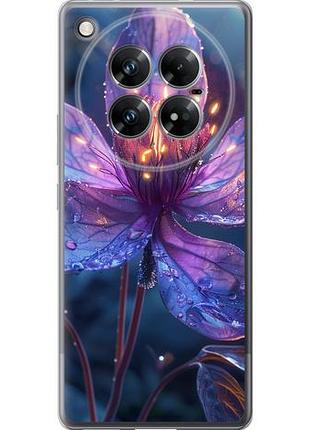 Чехол на infinix zero 40 5g магический цветок из силикона fch_0168874