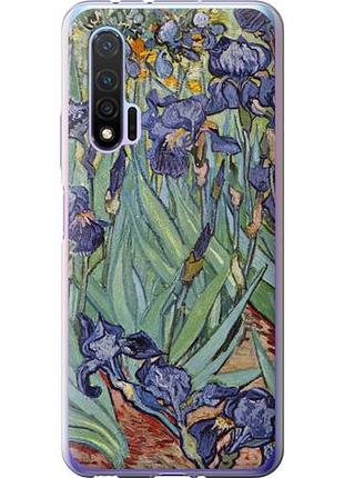 Чехол на huawei nova 6 винсент ван гог. ирисы из силикона fch_0169460
