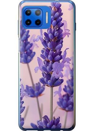 Чехол на motorola moto g plus лаванда из силикона fch_0170379