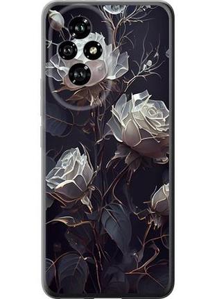 Чехол на huawei honor 200 розы 2 из силикона fch_0168719