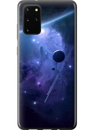 Чехол на samsung galaxy s20 plus планеты в синем космосе из пластика fch_0018038