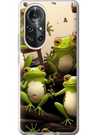 Чехол на huawei nova 8 pro жабки из силикона fch_0171043