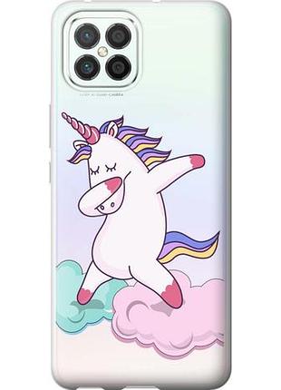 Чехол на huawei nova 8 se единорог из силикона fch_0171306