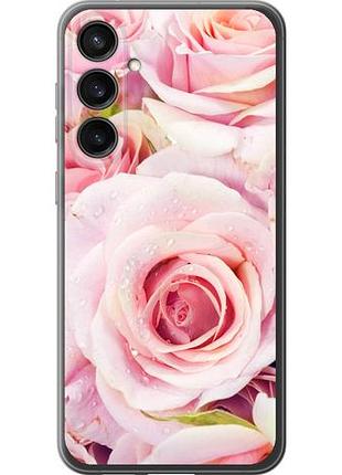 Чехол на samsung galaxy s23 fe розы из силикона fch_0170814