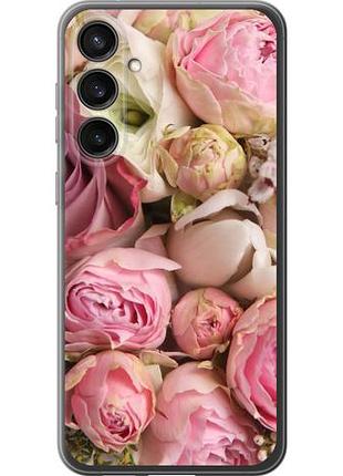 Чехол на samsung galaxy s23 fe розы из силикона fch_0169845