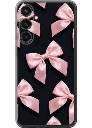 Чехол на samsung galaxy s23 fe coquette ribbons dark coquette из силикона fch_0168489