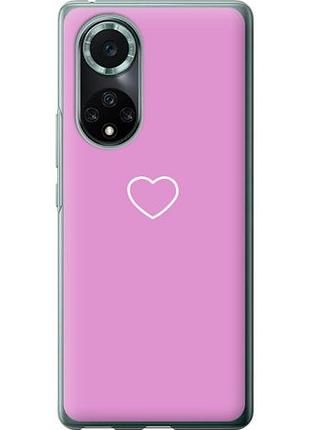 Чехол на huawei nova 9 pro сердце 2 из силикона fch_0168888