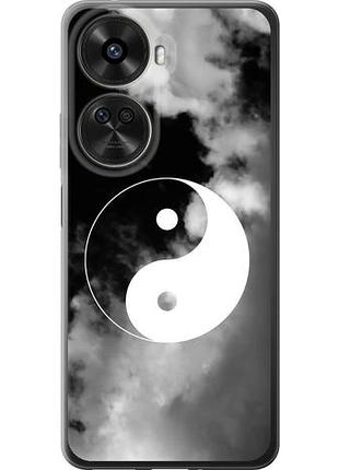 Чехол на huawei nova xiaomi 12 se / nova 11 se инь и янь из силикона fch_0169646