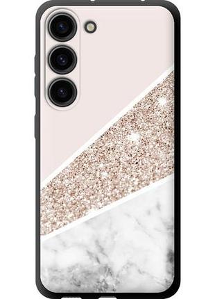 Чехол на samsung galaxy s23 пастельный мрамор tpu fch_0169031