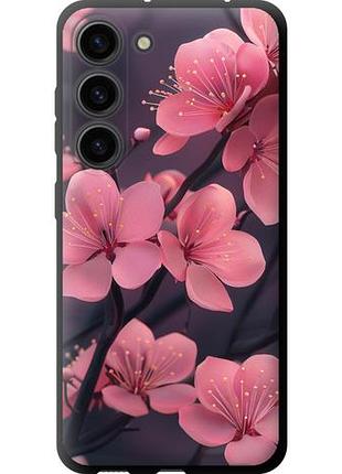 Чехол на samsung galaxy s23 пурпурная сакура tpu fch_0168451