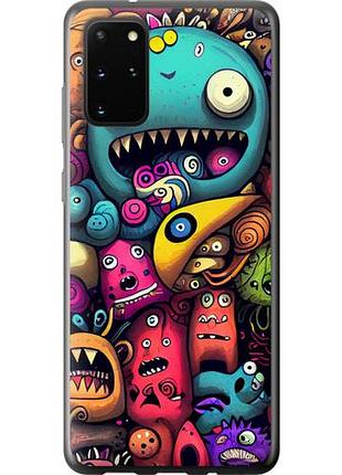 Чехол на samsung galaxy s20 plus cмешные монстры из пластика fch_0004673