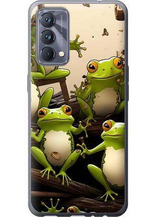 Чехол на realme gt master жабки из силикона fch_0171071
