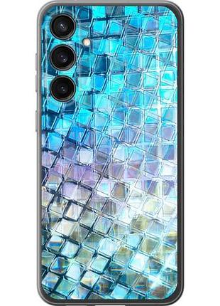 Чехол на samsung galaxy s23 fe переливающаяся чешуя из силикона fch_0170350