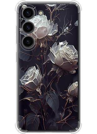 Чехол на samsung galaxy s23 розы 2 из силикона fch_0168726
