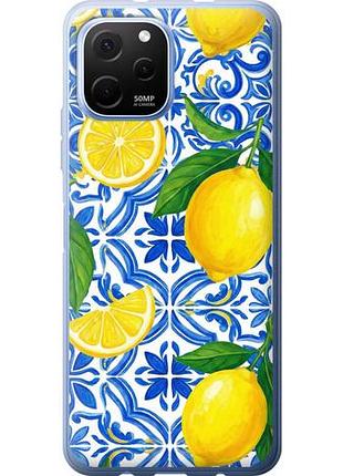 Чехол на huawei nova y61 grocery girl italian summer из силикона fch_0169771