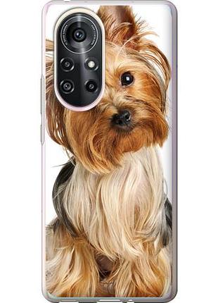 Чехол на huawei nova 8 pro йоркширский терьер с хвостиком из силикона fch_0169814