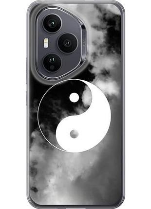 Чехол на huawei honor 400 pro 5g инь и янь из силикона fch_0169648