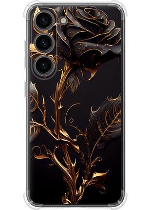 Чехол на samsung galaxy s23 роза 3 из силикона fch_0168955