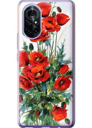 Чехол на huawei nova 8 маки из силикона fch_0171607
