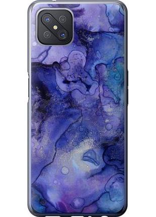 Чехол на oppo a92s мрамор 7 из силикона fch_0161470