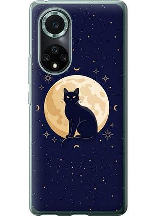 Чехол на huawei nova 9 pro cute cat celestial/witchy из силикона fch_0169891