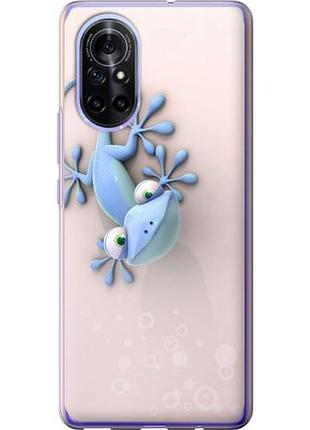Чехол на huawei nova 8 геккончик из силикона fch_0168807