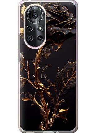 Чехол на huawei nova 8 pro роза 3 из силикона fch_0168937