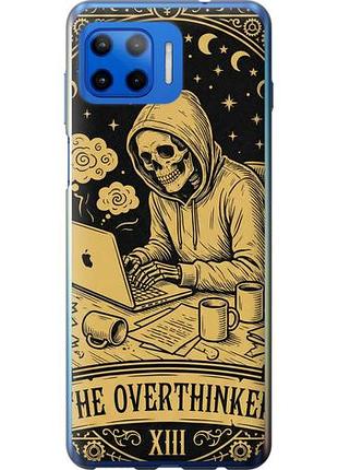 Чехол на motorola moto g plus the overthinker из силикона fch_0169943