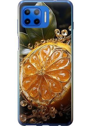 Чехол на motorola moto g plus лимон из силикона fch_0170980