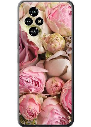Чехол на huawei honor 200 розы из силикона fch_0169850