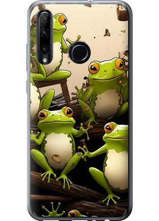 Чехол на huawei honor 10i жабки из силикона fch_0171045