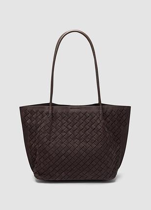 🤍 aubrey suede bag chocolate