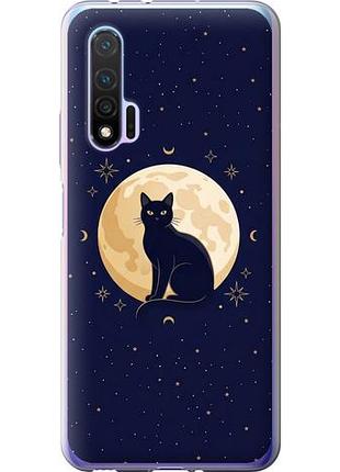 Чехол на huawei nova 6 cute cat celestial/witchy из силикона fch_0169887