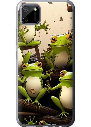 Чехол на realme c11 2020 жабки из силикона fch_0171066