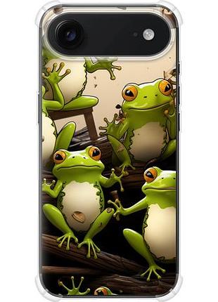 Чехол на iphone 17 air жабки из силикона fch_0171119