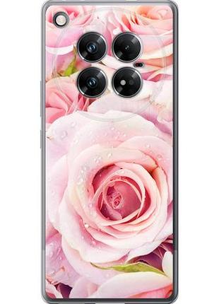 Чехол на infinix zero 40 5g розы из силикона fch_0170820