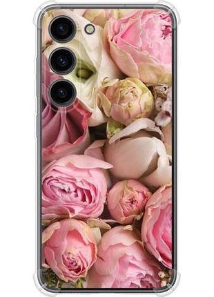Чехол на samsung galaxy s23 розы из силикона fch_0169857