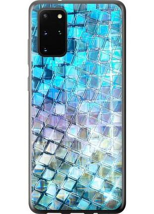 Чехол на samsung galaxy s20 plus переливающаяся чешуя из пластика fch_0049877