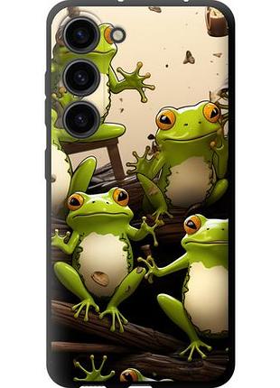 Чехол на samsung galaxy s23 жабки tpu fch_0171151