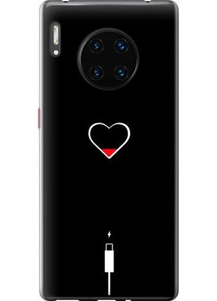Чехол на huawei mate 30 pro подзарядка сердца из силикона fch_0171765