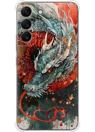 Чехол на samsung galaxy s22 стихия огня из силикона fch_0170672