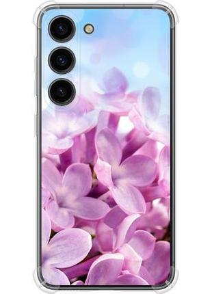 Чехол на samsung galaxy s23 сирень из силикона fch_0170471