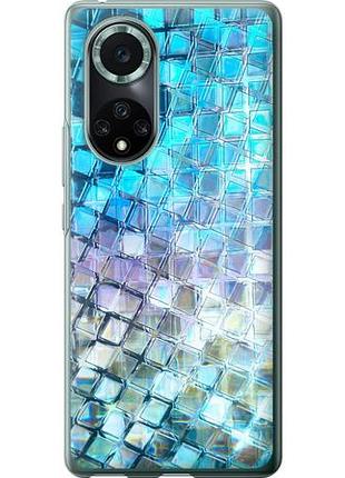 Чехол на huawei nova 9 pro переливающаяся чешуя из силикона fch_0170255