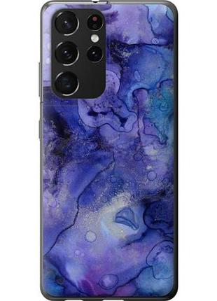 Чехол на samsung galaxy s21 ultra (5g) мрамор 7 из силикона fch_0171690