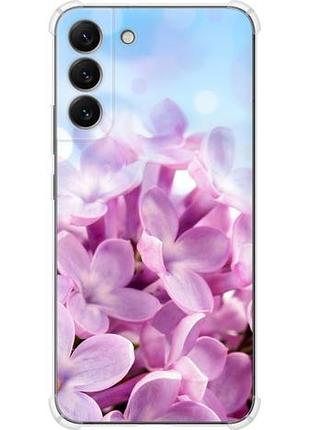 Чехол на samsung galaxy s22 plus сирень из силикона fch_0170473