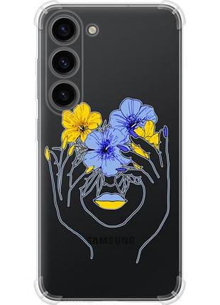Чехол на samsung galaxy s23 девушка из силикона fch_0170446