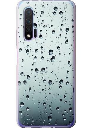 Чехол на huawei nova 6 стекло в каплях из силикона fch_0170170