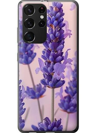 Чехол на samsung galaxy s21 ultra (5g) лаванда из силикона fch_0170380