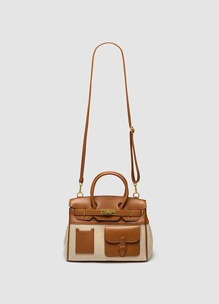 🤍 porté bag textile/ginger 3